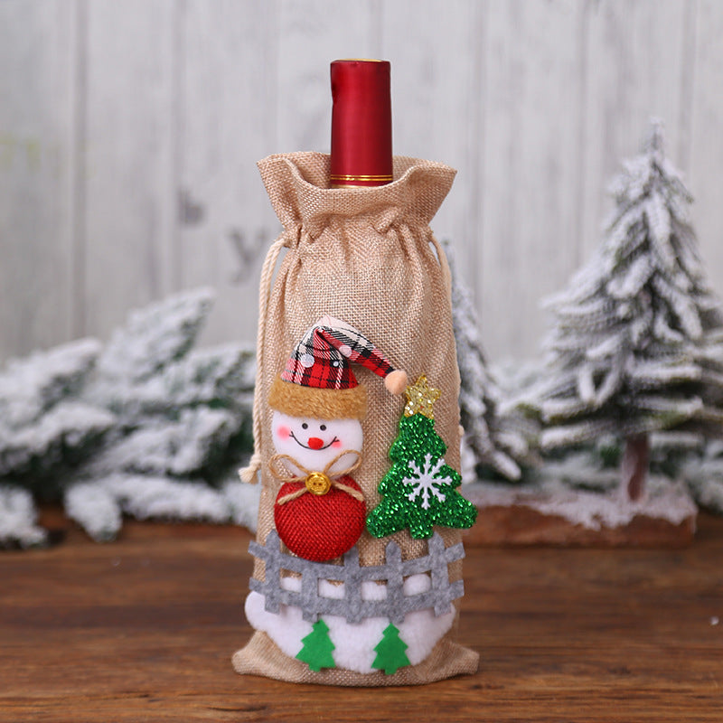 Wine Bottle Socks - Christmas Decorations