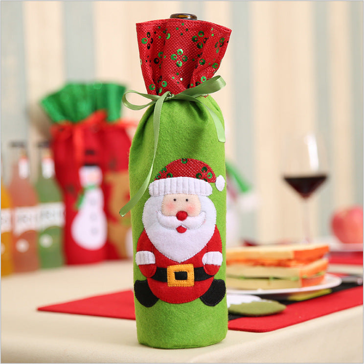 Wine Bottle Socks - Christmas Decorations