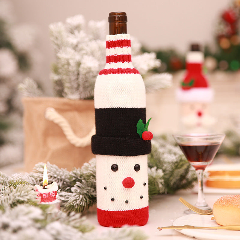 Wine Bottle Socks - Christmas Decorations