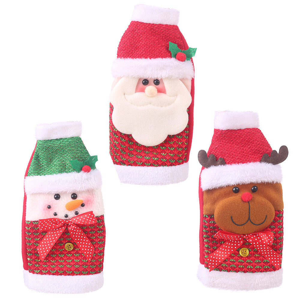 Wine Bottle Socks - Christmas Decorations