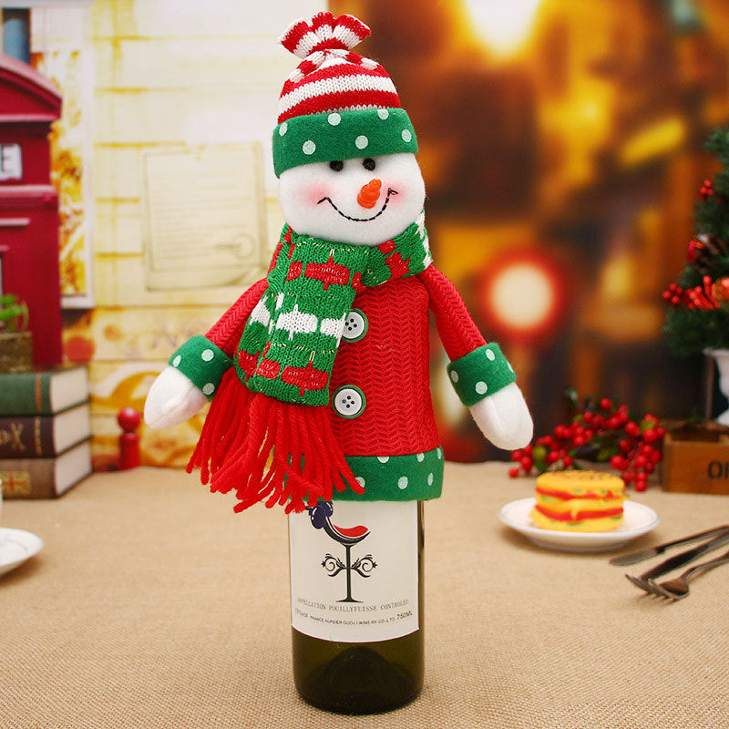 Wine Bottle Socks - Christmas Decorations