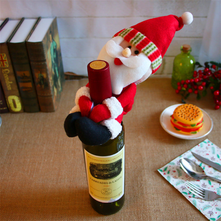 Wine Bottle Socks - Christmas Decorations