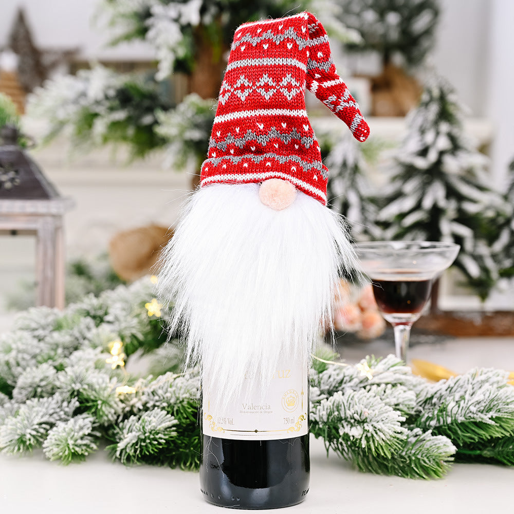 Wine Bottle Socks - Christmas Decorations