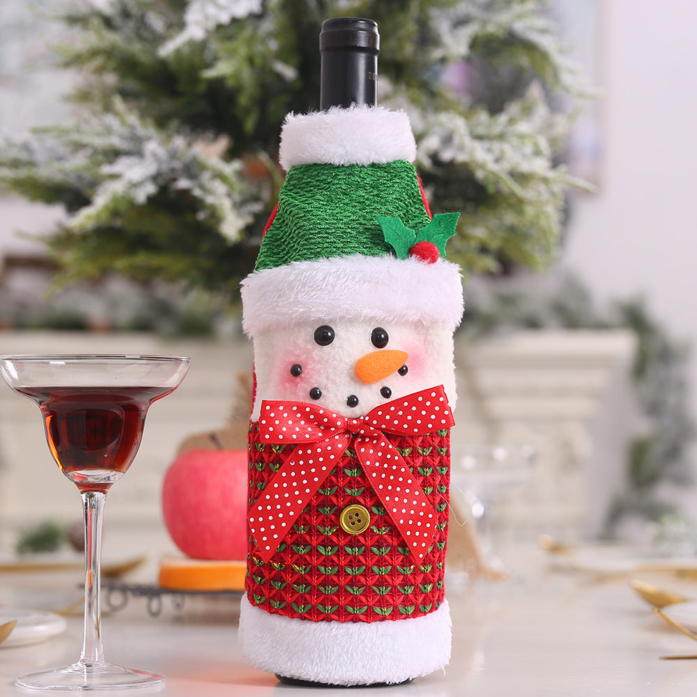 Wine Bottle Socks - Christmas Decorations