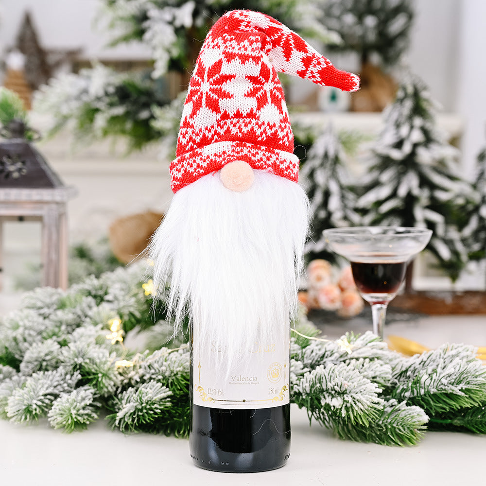 Wine Bottle Socks - Christmas Decorations