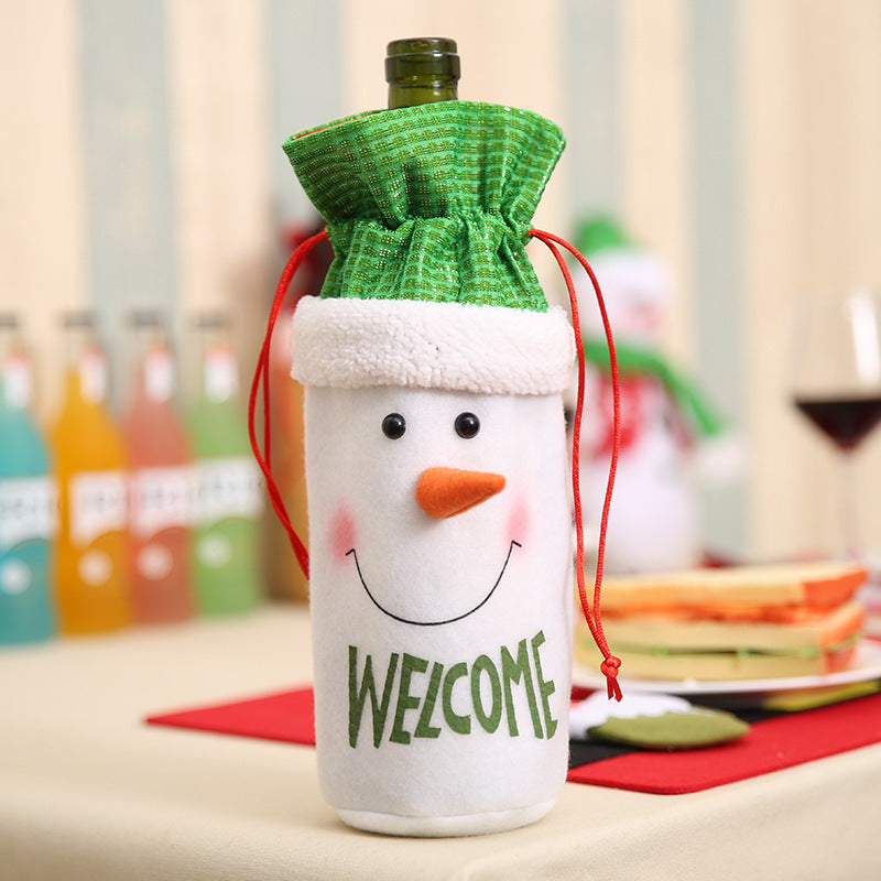 Wine Bottle Socks - Christmas Decorations
