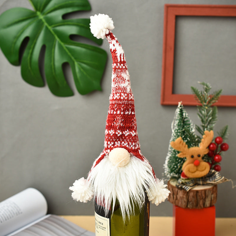Wine Bottle Socks - Christmas Decorations