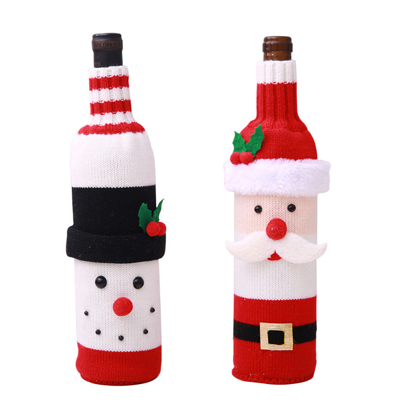 Wine Bottle Socks - Christmas Decorations