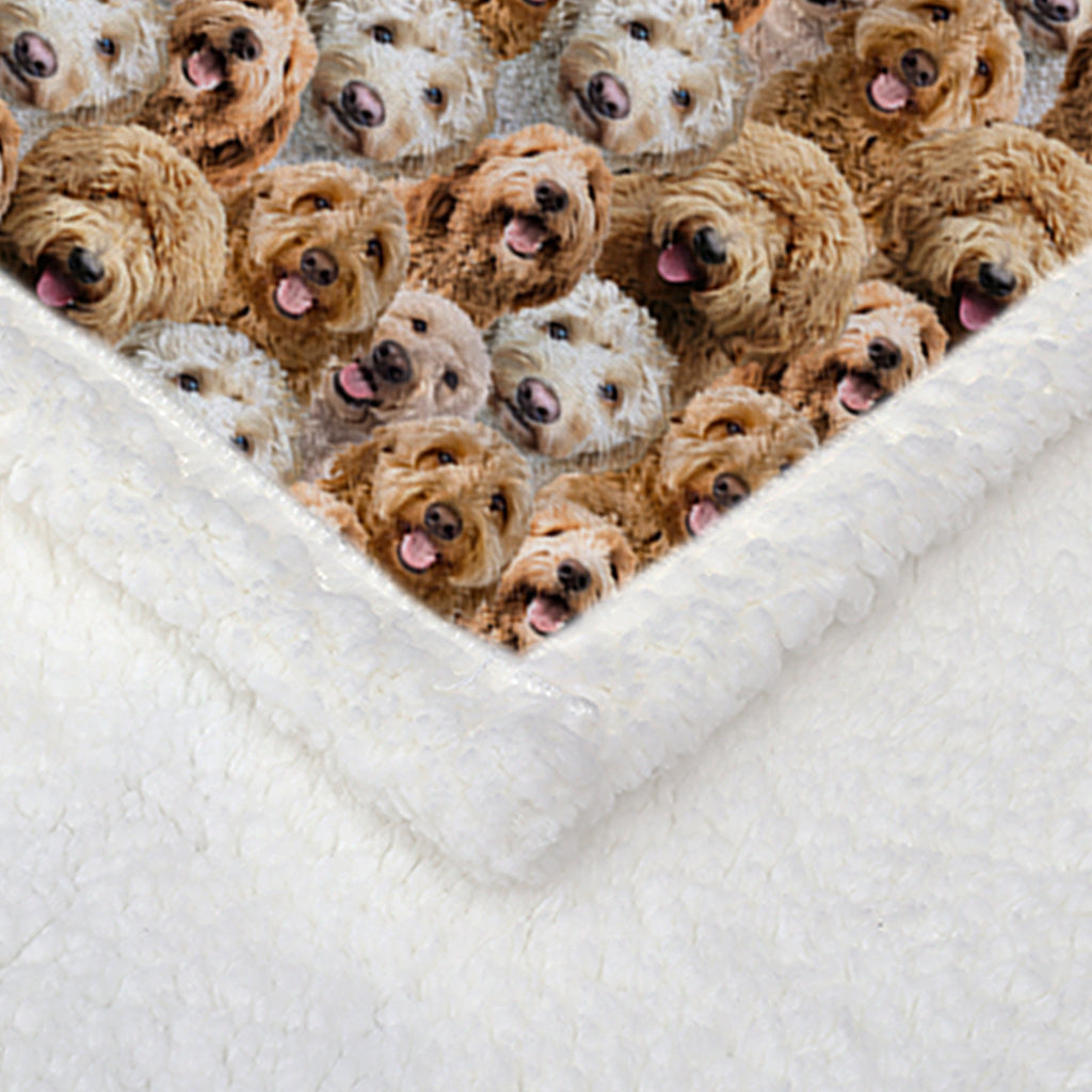 Cockapoo lovers Fleece Blanket