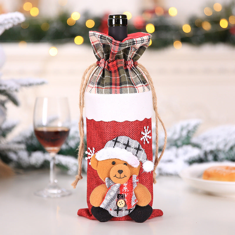 Wine Bottle Socks - Christmas Decorations