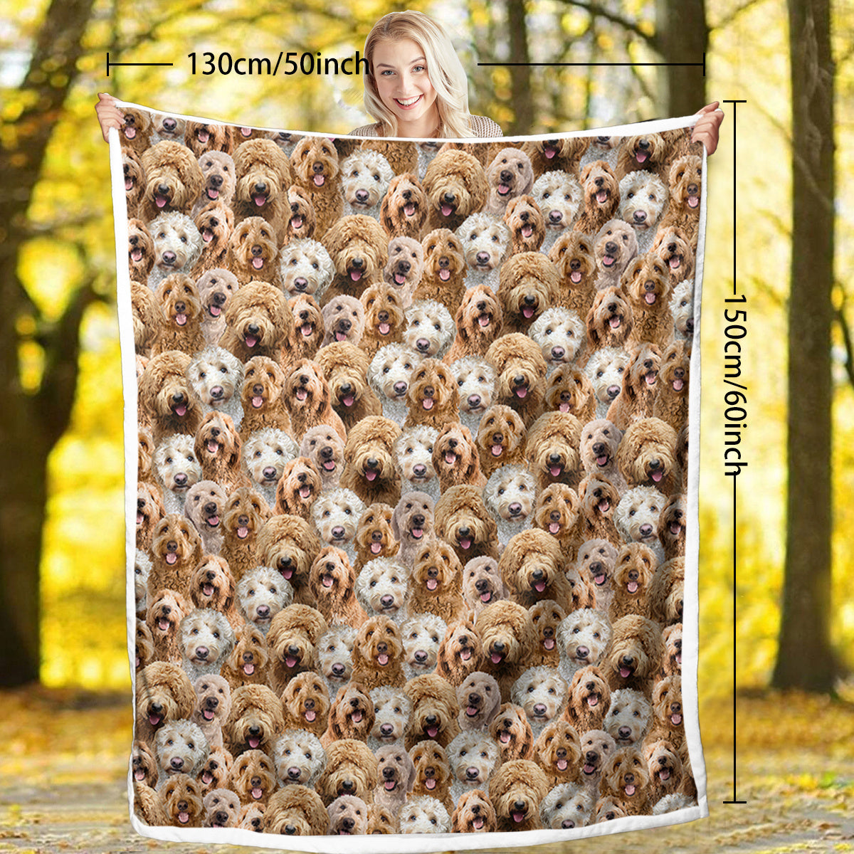 Cockapoo lovers Fleece Blanket