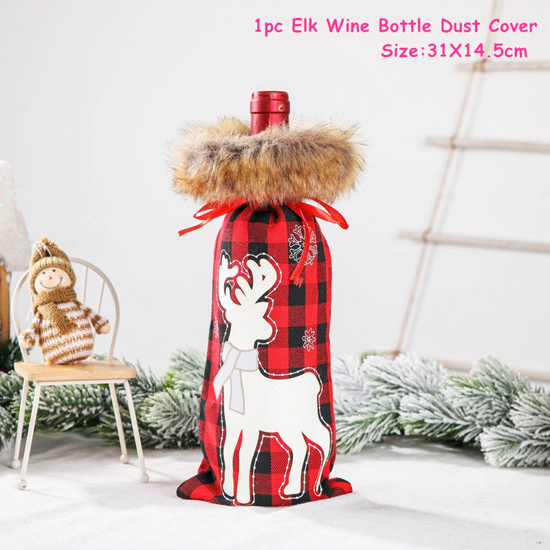 Wine Bottle Socks - Christmas Decorations
