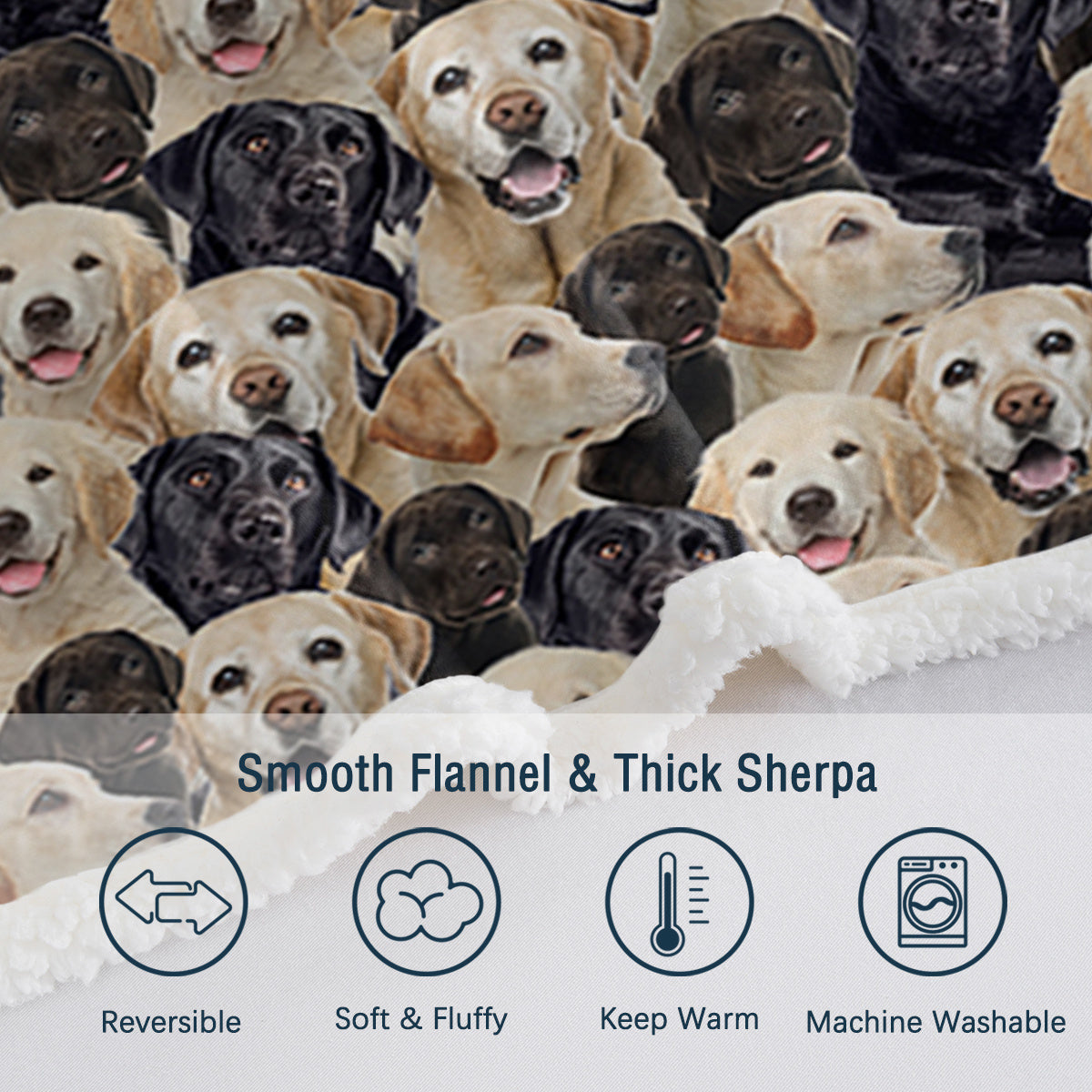 Labrador Retriever Blanket Fleece