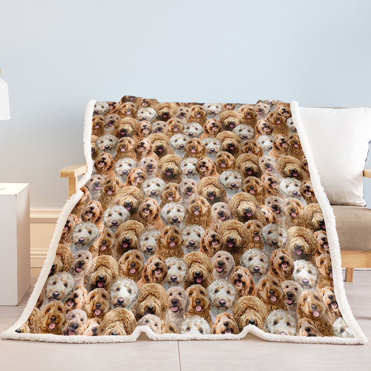 Cockapoo lovers Fleece Blanket
